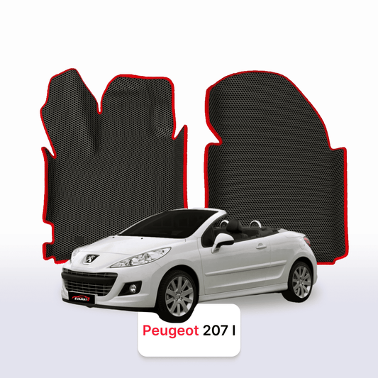 EVA Dywaniki samochodowe od EVA MATS 3D do Peugeot 207(MT) 1 gen 2006-2015 rok KABRIOLET