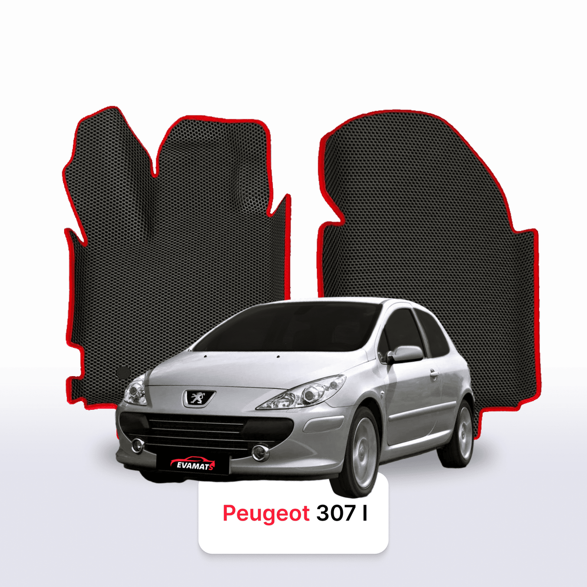 Custom-Fit 3D EVA Car Mats for Peugeot 307 MT I gen 2001–2008 year Hatchback 3-door