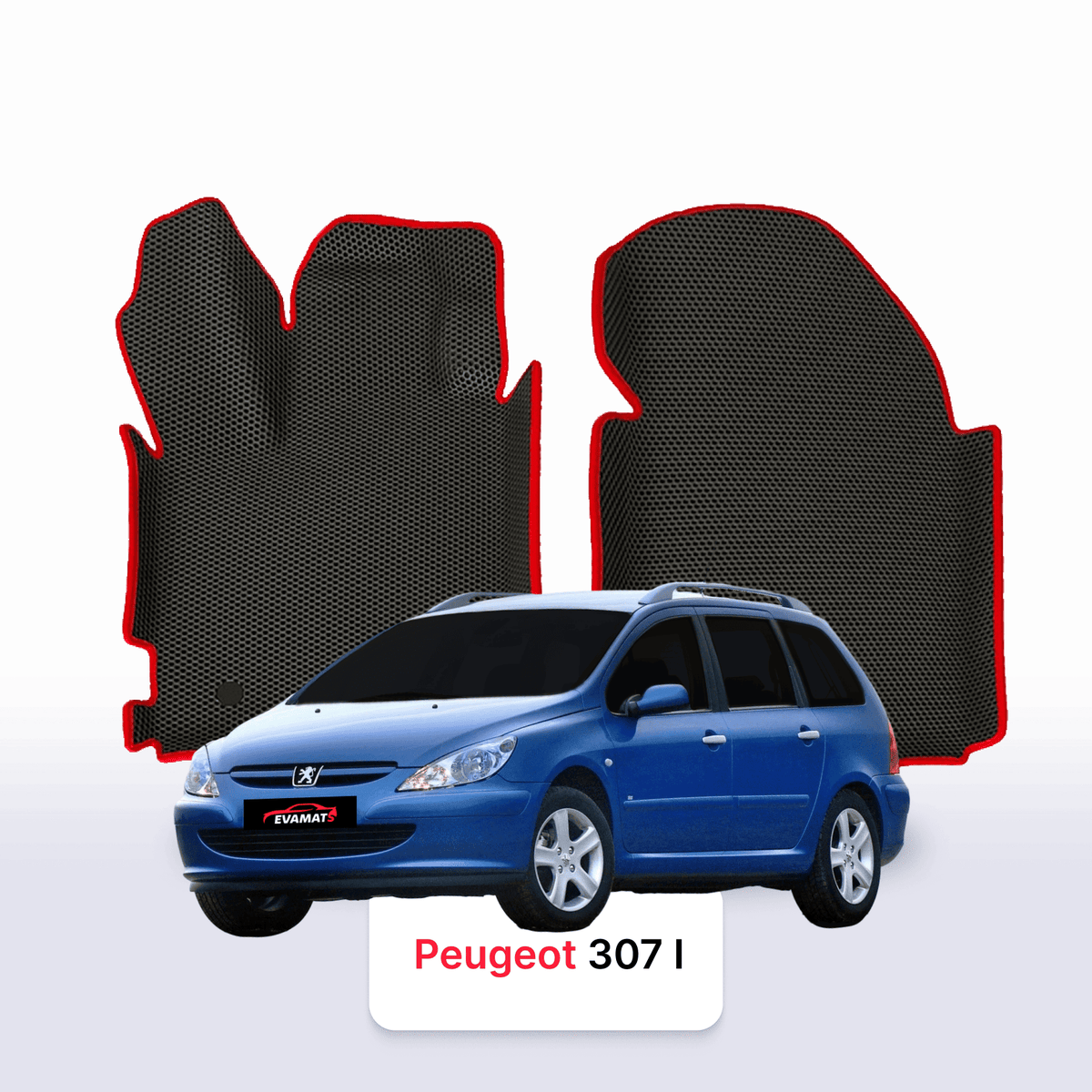 EVA Dywaniki samochodowe od EVA MATS 3D do Peugeot 307(MT) 1 gen 2001-2008 rok KOMBI