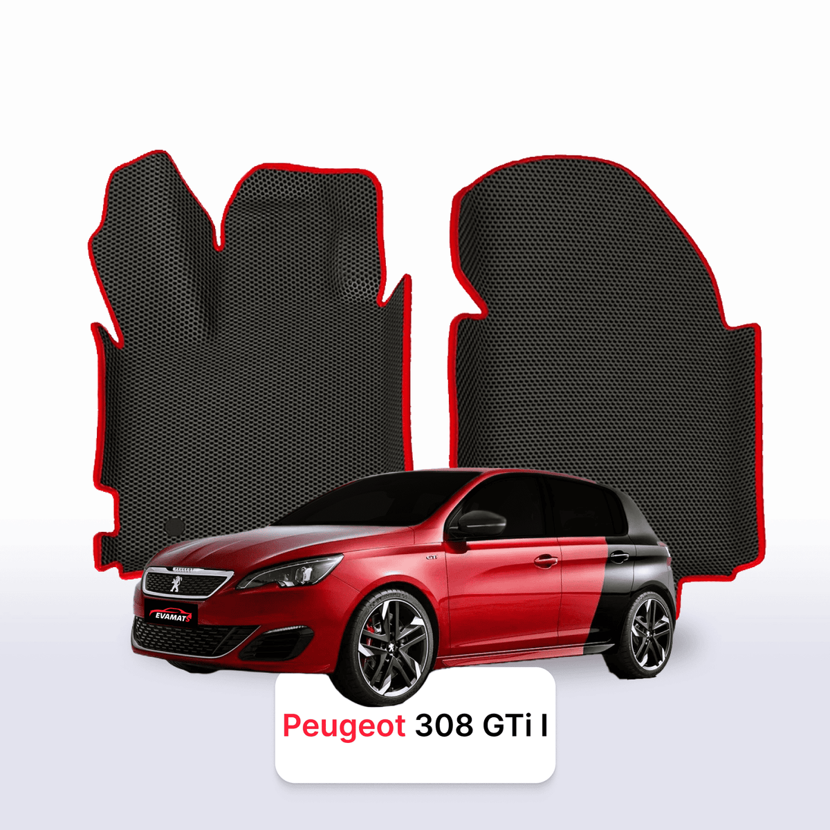 EVA Dywaniki samochodowe od EVA MATS 3D do Peugeot 308 GTi 1 gen 2015-2021 rok HATCHBACK 5 drzwi