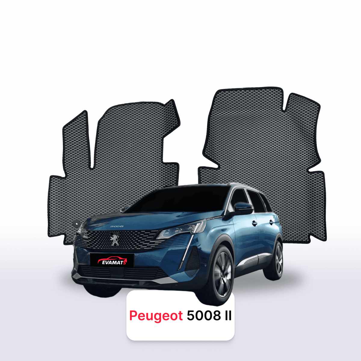 Custom-Fit 3D EVA Car Mats for Peugeot 5008 AT II gen 2017–2024 year SUV