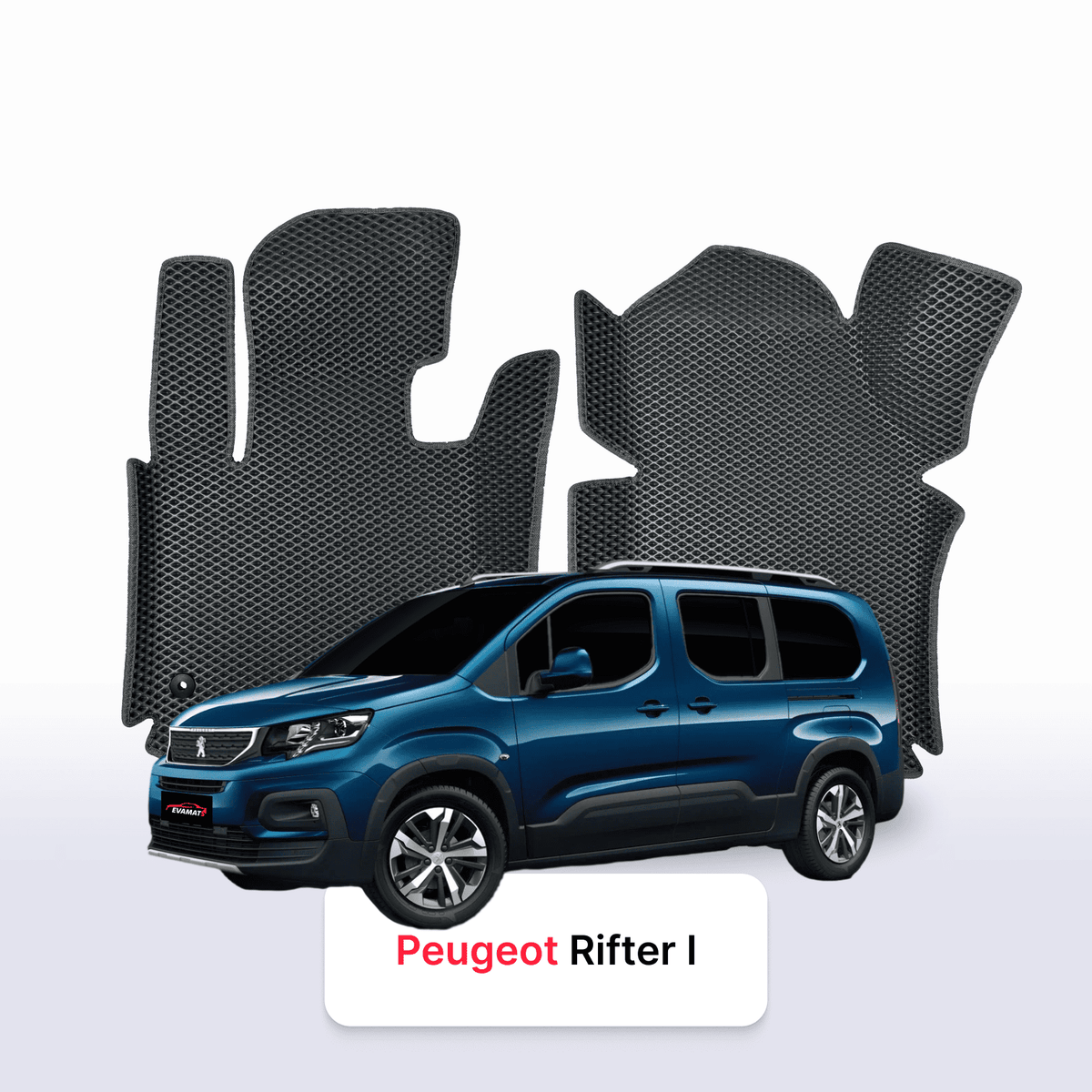 EVA Dywaniki samochodowe od EVA MATS 3D do Peugeot Rifter(MT) 1 gen 2018-2028 rok MINIVAN LONG