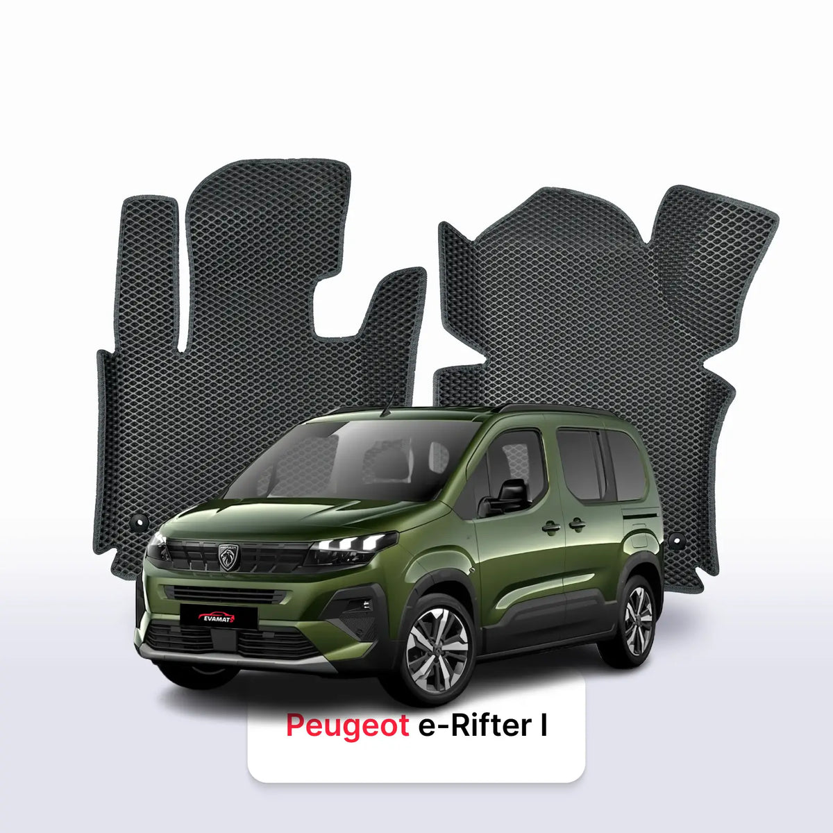 EVA Dywaniki samochodowe od EVA MATS 3D do Peugeot e-Rifter 1 gen 2018-2026 rok MINIVAN