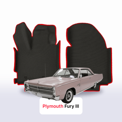 EVA Dywaniki samochodowe od EVA MATS 3D do Plymouth Fury 3 gen 1967-1968 rok SPORT COUPE