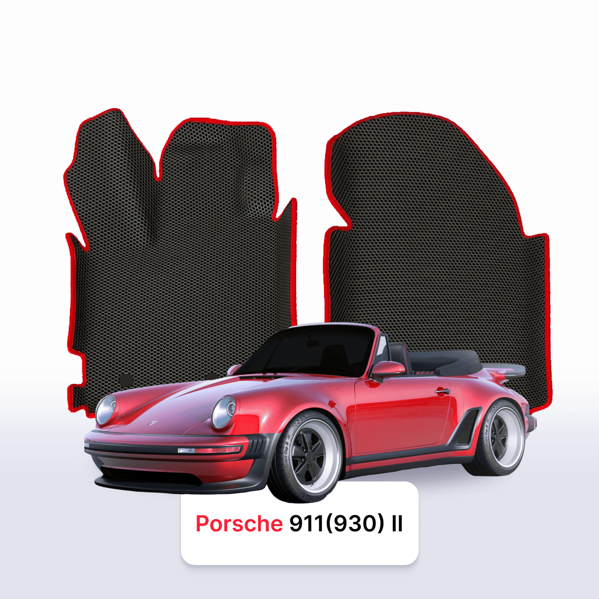 EVA Dywaniki samochodowe od EVA MATS 3D do Porsche 911(930) 2 gen 1974-1989 rok KABRIOLET