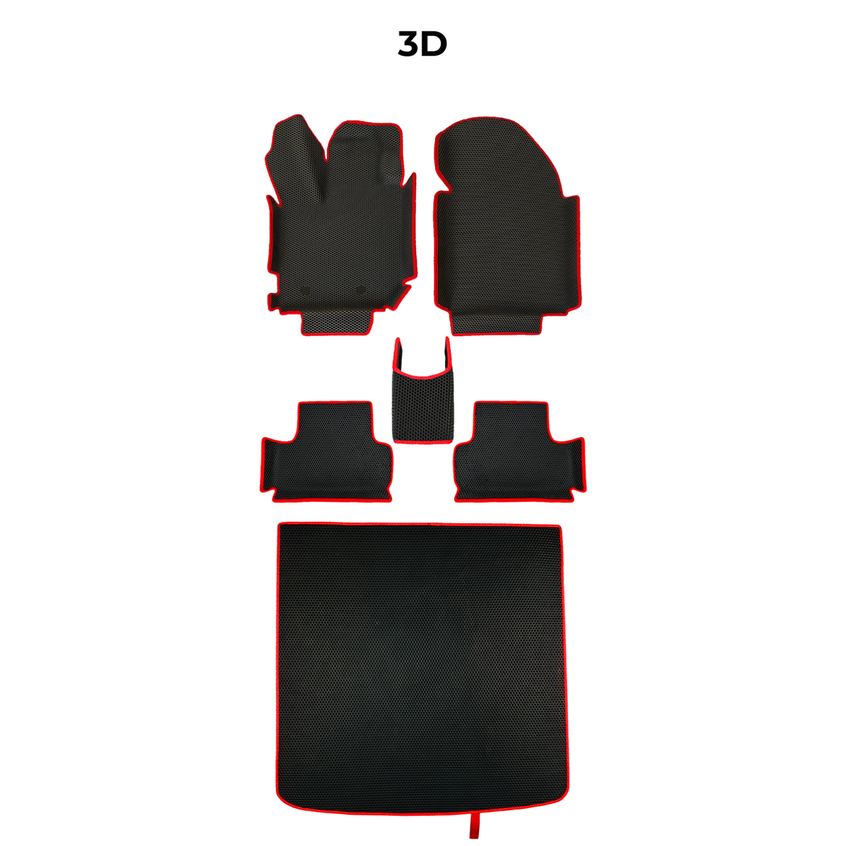 EVA Dywaniki samochodowe od EVA MATS 3D do Toyota Land Cruiser Prado J150 4 gen 2009-2026 rok SUV 3 drzwi