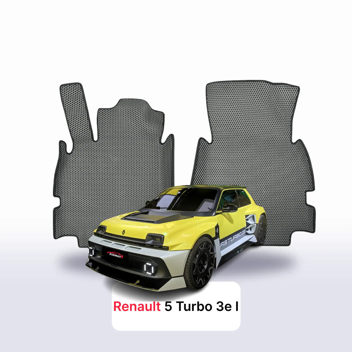 Custom-Fit 3D EVA Car Mats for Renault 5 Turbo 3e I gen 2024–2028 year Hatchback 3-door