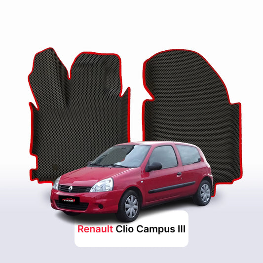 EVA Dywaniki samochodowe od EVA MATS 3D do Renault Clio Campus 3 gen 2005-2012 rok HATCHBACK 3 drzwi