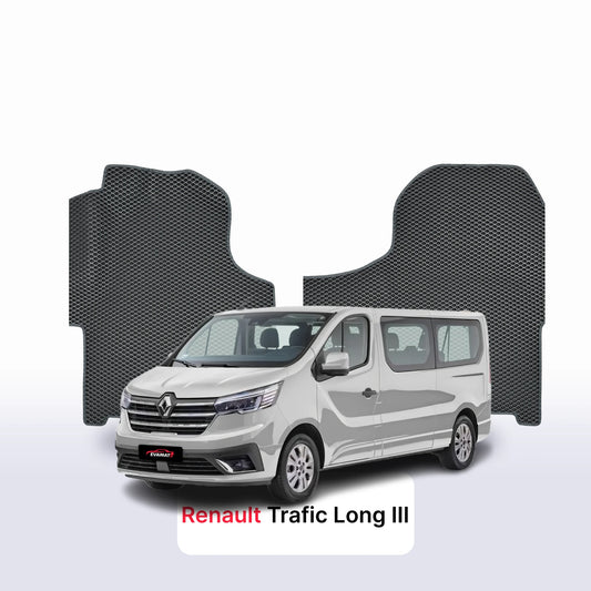 EVA Dywaniki samochodowe od EVA MATS 3D do Renault Trafic Long 3 gen 2020-2028 rok BUS