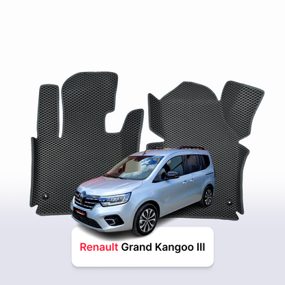 Custom-Fit 3D EVA Car Mats for Renault Grand Kangoo III gen 2021–2028 year Minivan