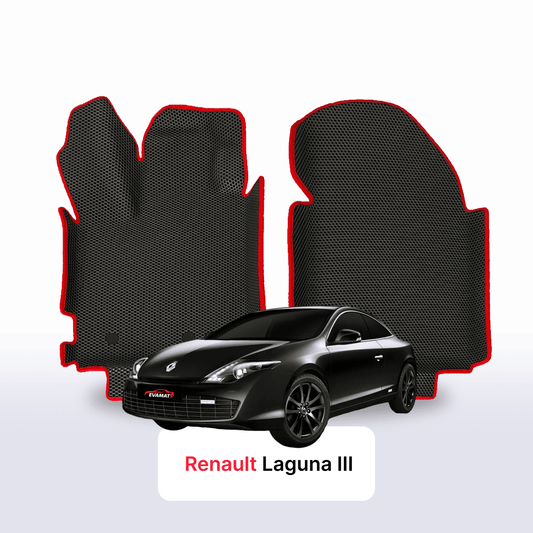 Custom-Fit 3D EVA Car Mats for Renault Laguna III gen 2007–2015 year Coupe