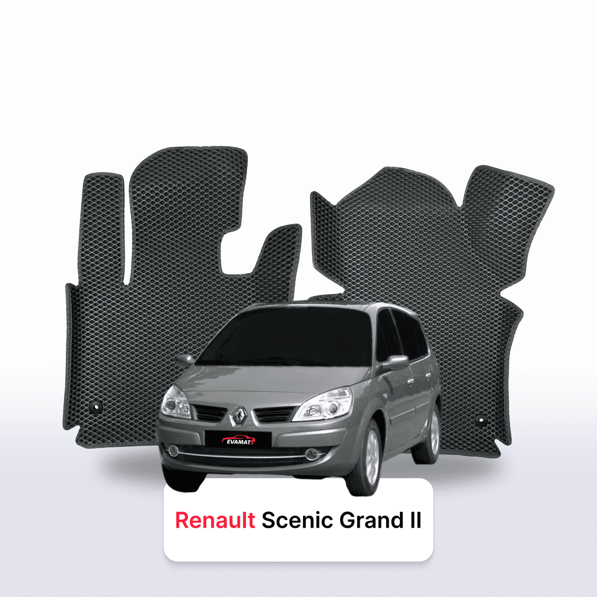 EVA Dywaniki samochodowe od EVA MATS 3D do Renault Scenic Grand 2 gen 2003-2009 rok MINIVAN