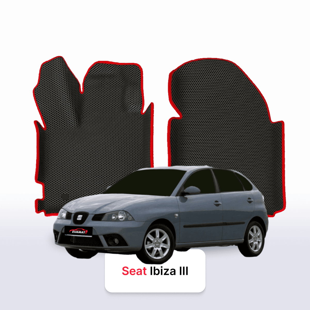 Custom-Fit 3D EVA Car Mats for SEAT Ibiza III gen 2001–2008 year Hatchback 5-door