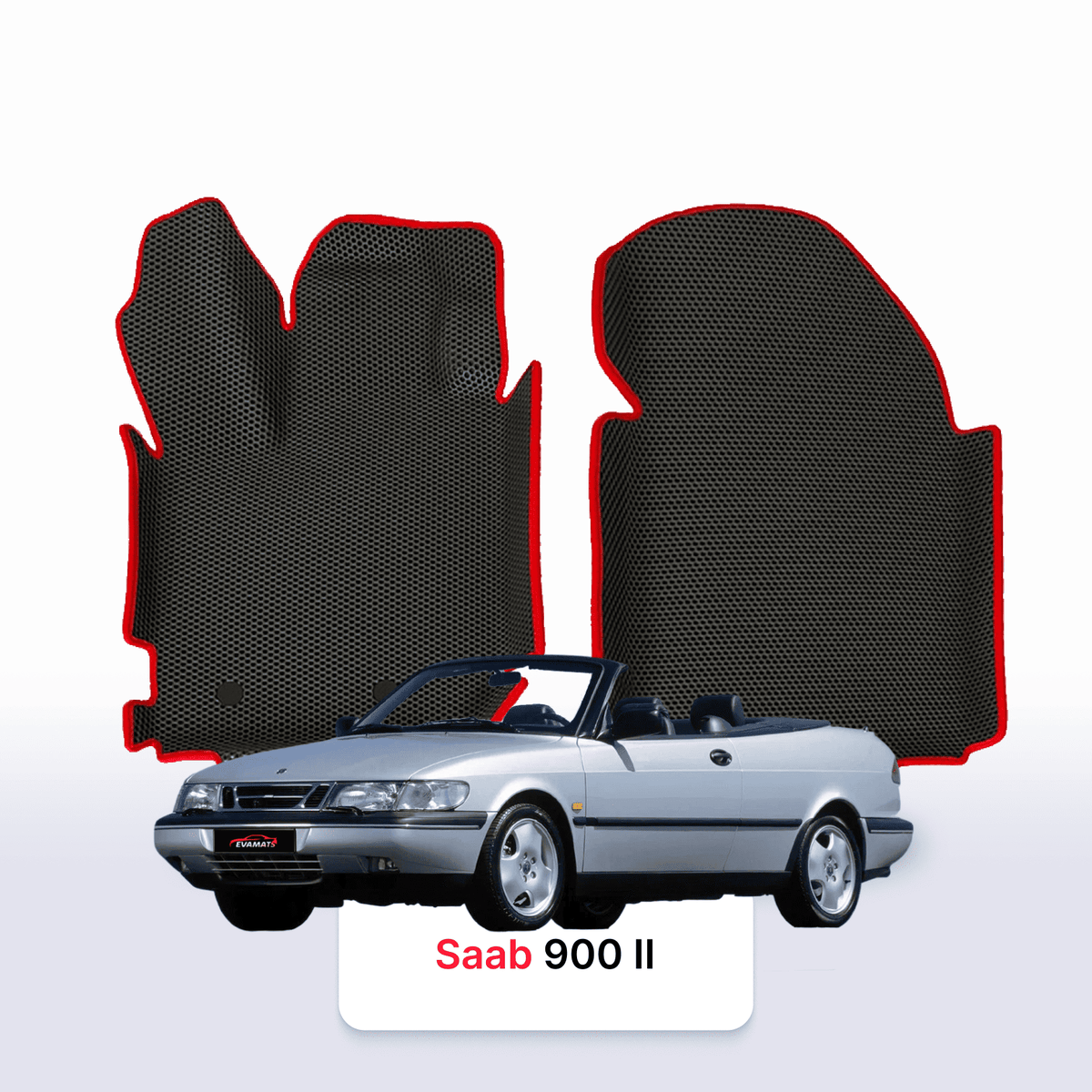 Custom-Fit 3D EVA Car Mats for Saab 900 II gen 1993–1998 year Convertible