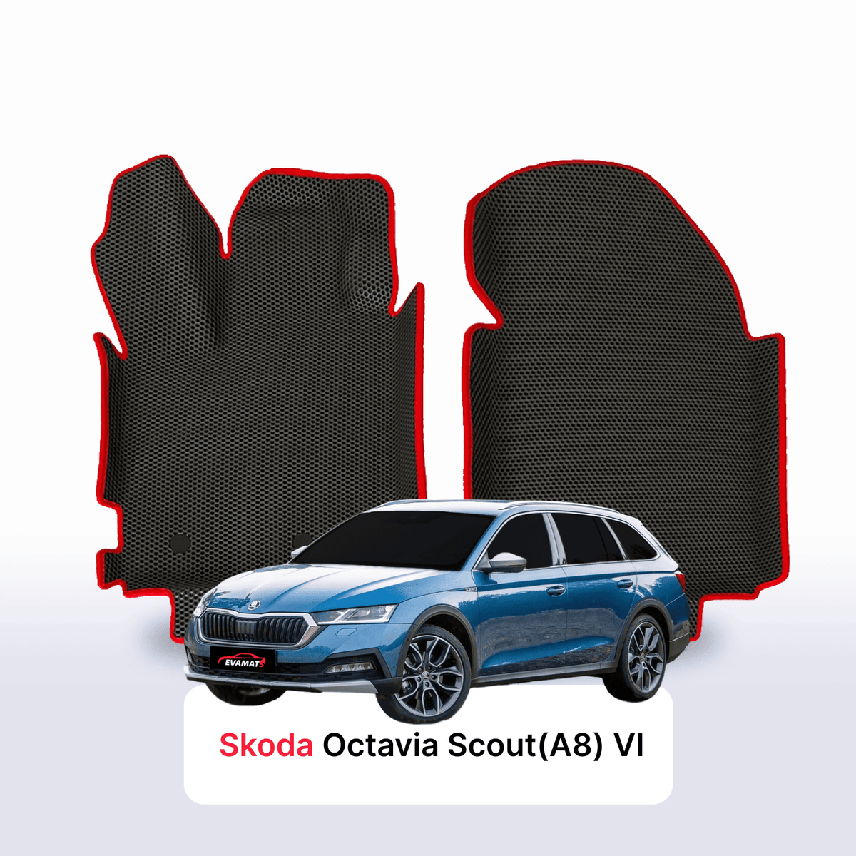 Custom-Fit 3D EVA Car Mats for Skoda Octavia Scout A8 IV gen 2019–2028 year Estate
