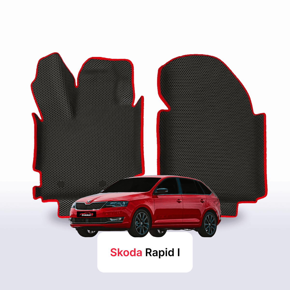 Custom-Fit 3D EVA Car Mats for Skoda Rapid I gen 2012–2019 year 5-door Hatchback