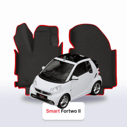 EVA Dywaniki samochodowe od EVA MATS 3D do Smart Fortwo 2 gen 2007-2015 rok KABRIOLET