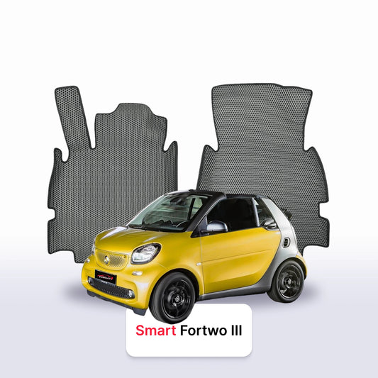 EVA Dywaniki samochodowe od EVA MATS 3D do Smart Fortwo 3 gen 2014-2024 rok KABRIOLET