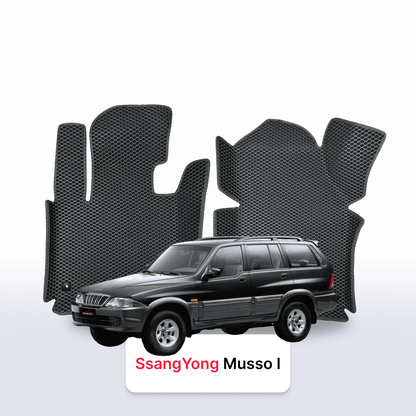 EVA Dywaniki samochodowe od EVA MATS 3D do SsangYong Musso 1 gen 1993-2006 rok SUV