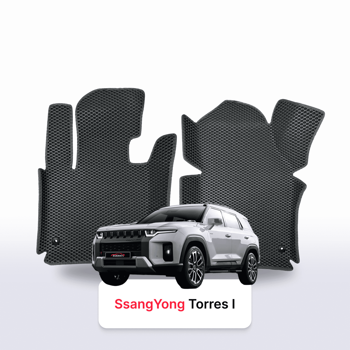 EVA Dywaniki samochodowe od EVA MATS 3D do SsangYong Torres 1 gen 2022-2028 rok SUV 5 drzwi