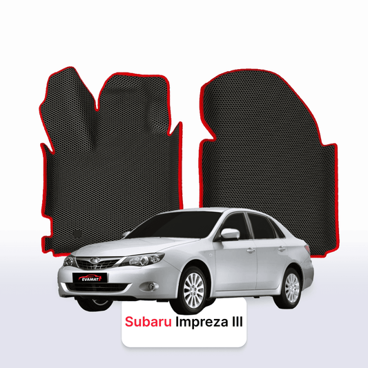 EVA Dywaniki samochodowe od EVA MATS 3D do Subaru Impreza 3 gen 2007-2011 rok SEDAN