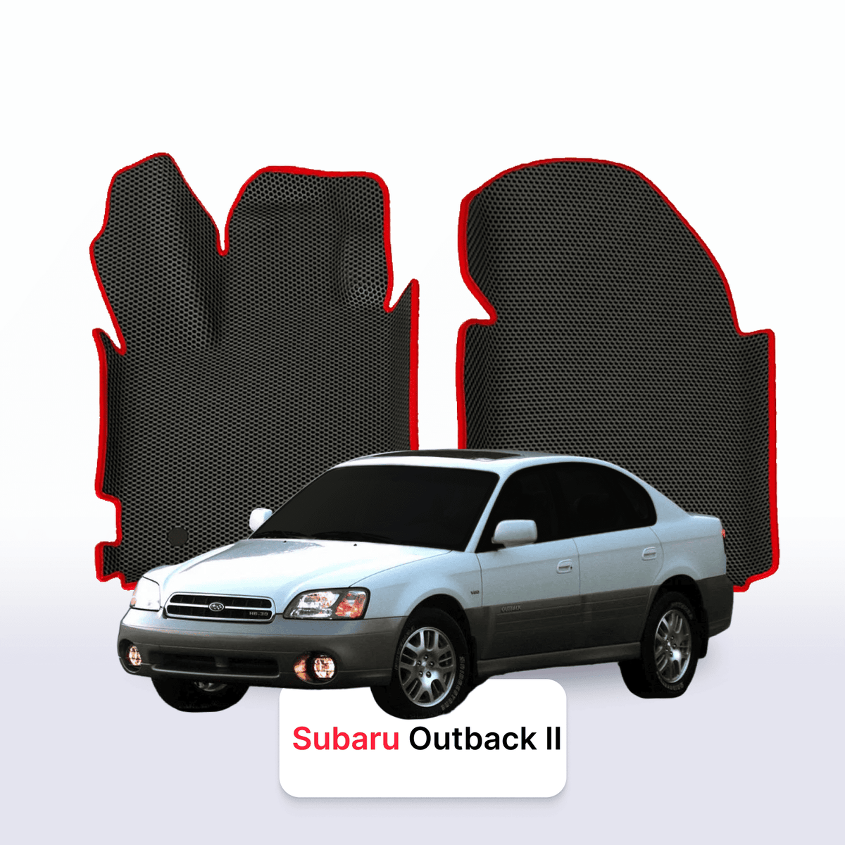 EVA Dywaniki samochodowe od EVA MATS 3D do Subaru Outback 2 gen 1998-2004 rok SEDAN