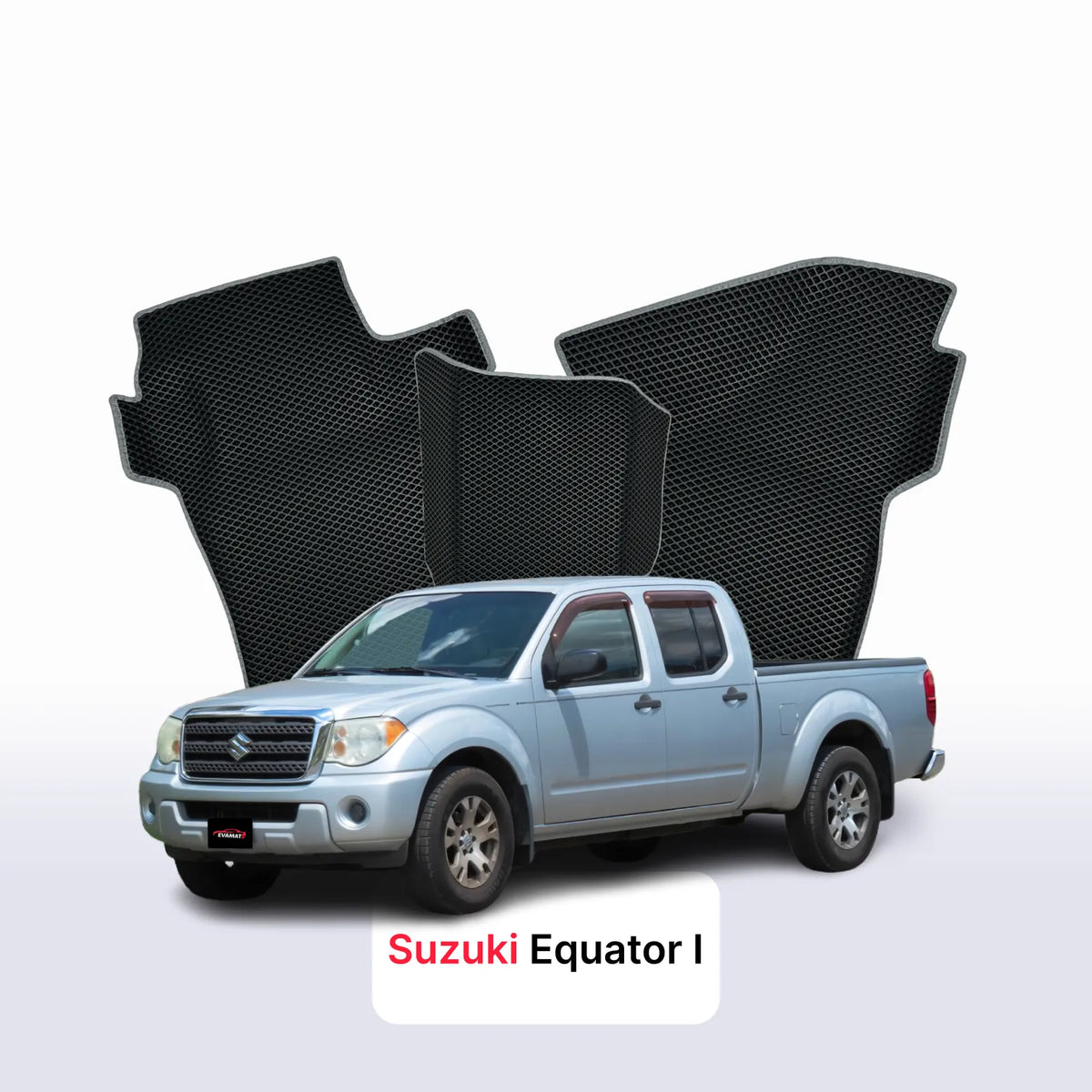 Custom-Fit 3D EVA Car Mats for Suzuki Equator I gen 2004–2015 year Pickup double cab