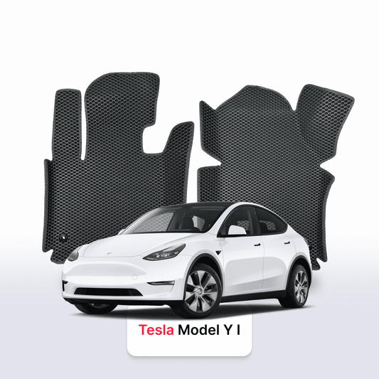 EVA Dywaniki samochodowe od EVA MATS 3D do Tesla Model Y Long Range 1 gen 2015-2028 rok SUV 7 os.