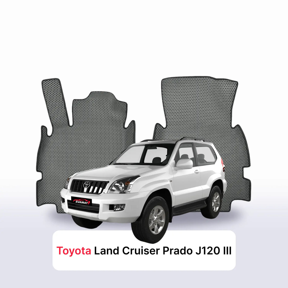 Custom-Fit 3D EVA Car Mats for Toyota Land Cruiser Prado J120 III gen 2002–2009 year SUV 3-door