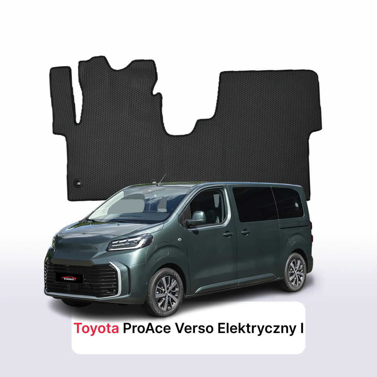 Custom-Fit 3D EVA Car Mats for Toyota ProAce Verso Electric 2021–2028 year Minivan