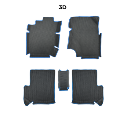 EVA Dywaniki samochodowe od EVA MATS 3D do Jeep Wrangler(JL) 4 gen 2017-2025 rok 5 drzwi SUV DIESEL