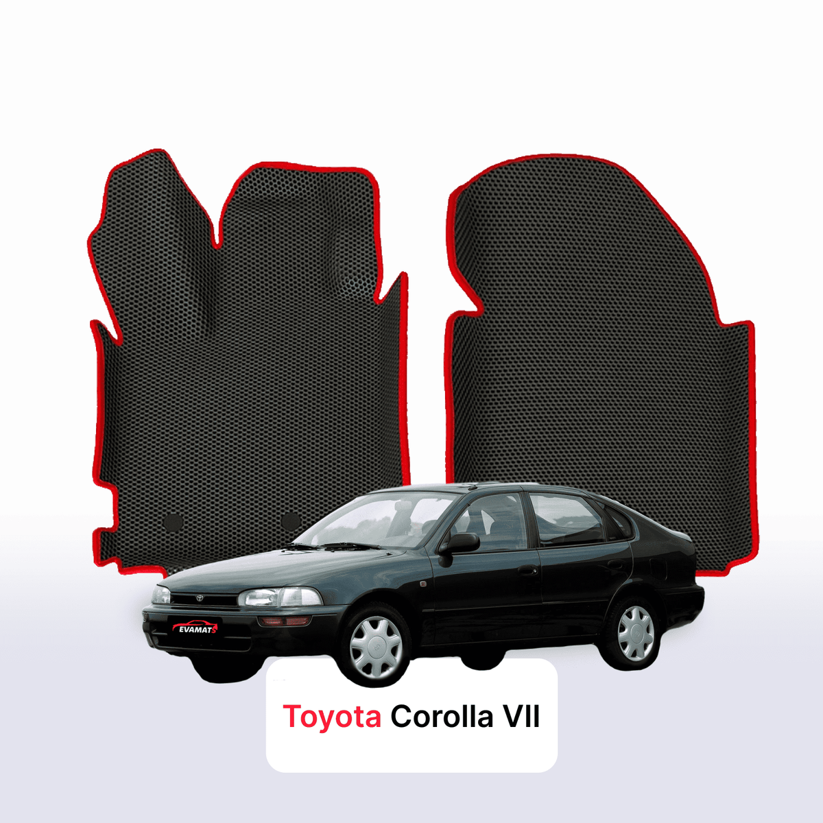 Custom-Fit 3D EVA Car Mats for Toyota Corolla VII gen 1992–1997 year Liftback