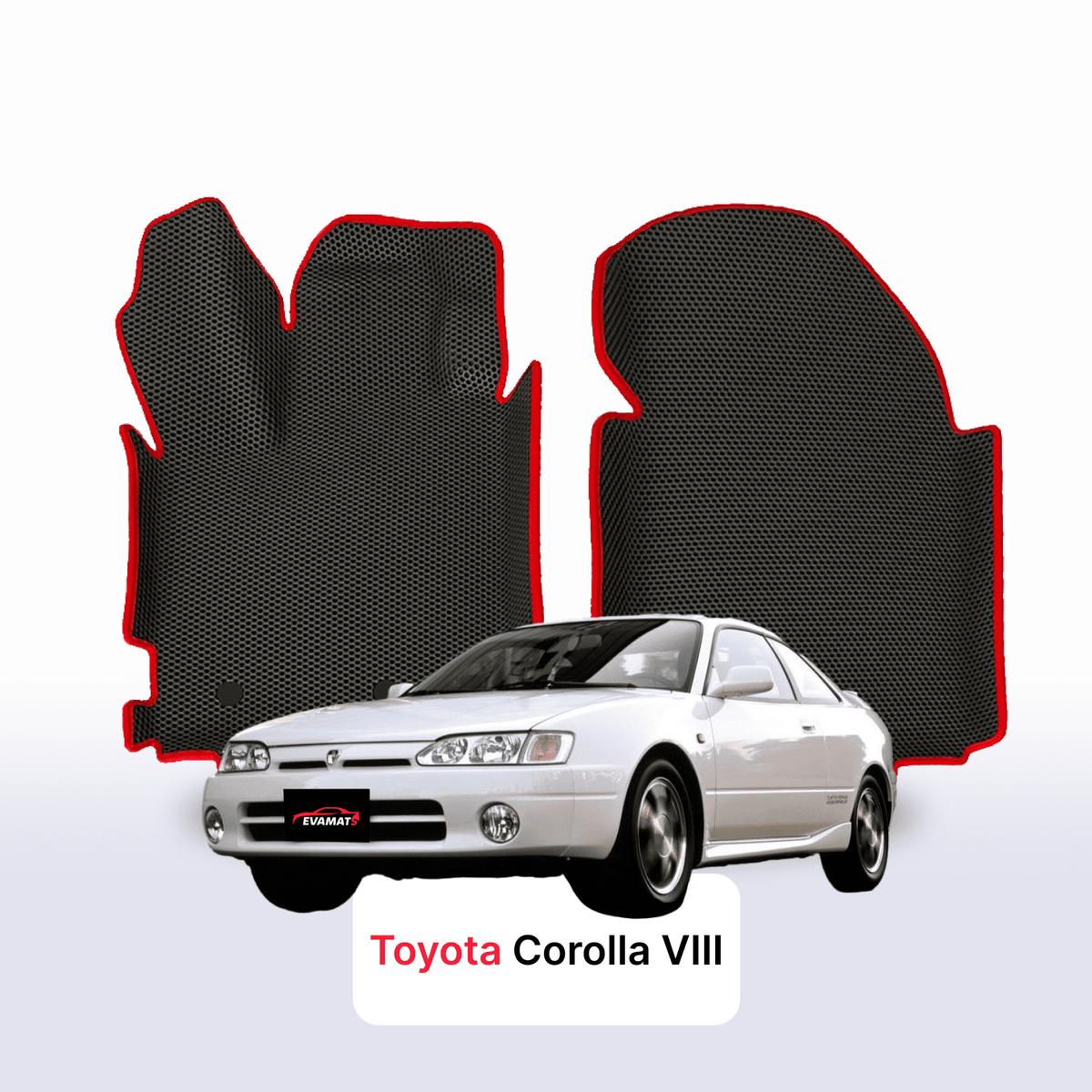 Custom-Fit 3D EVA Car Mats for Toyota Corolla VIII gen 1995–2000 year Coupe