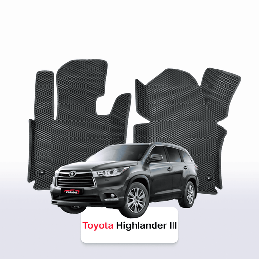 EVA Dywaniki samochodowe od EVA MATS 3D do Toyota Highlander 3 gen 2013-2019 rok SUV 5 drzwi
