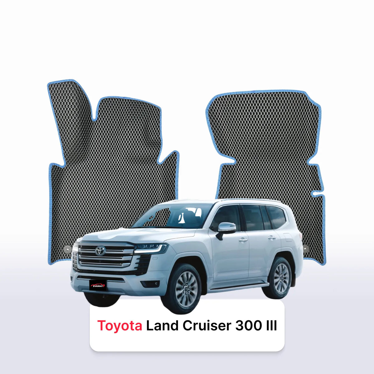 EVA Dywaniki samochodowe od EVA MATS 3D do Toyota Land Cruiser 300 3 gen 2021-2028 rok SUV 5 drzwi