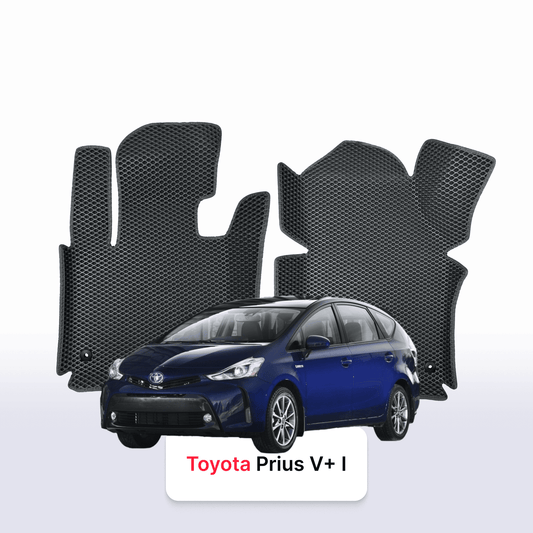 EVA Dywaniki samochodowe od EVA MATS 3D do Toyota Prius v+ 2 gen 2014-2023 rok MINIVAN