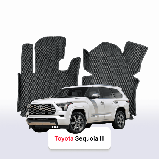 Custom-Fit 3D EVA Car Mats for Toyota Sequoia III gen 2022–2024 year SUV