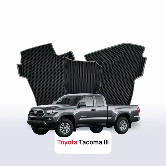 EVA Dywaniki samochodowe od EVA MATS 3D do Toyota Tacoma 3 gen 2015-2023 rok PICK-UP półtorej kabiny