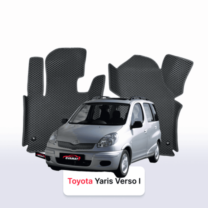 EVA Dywaniki samochodowe od EVA MATS 3D do Toyota Yaris Verso 1999-2006 rok MINIVAN