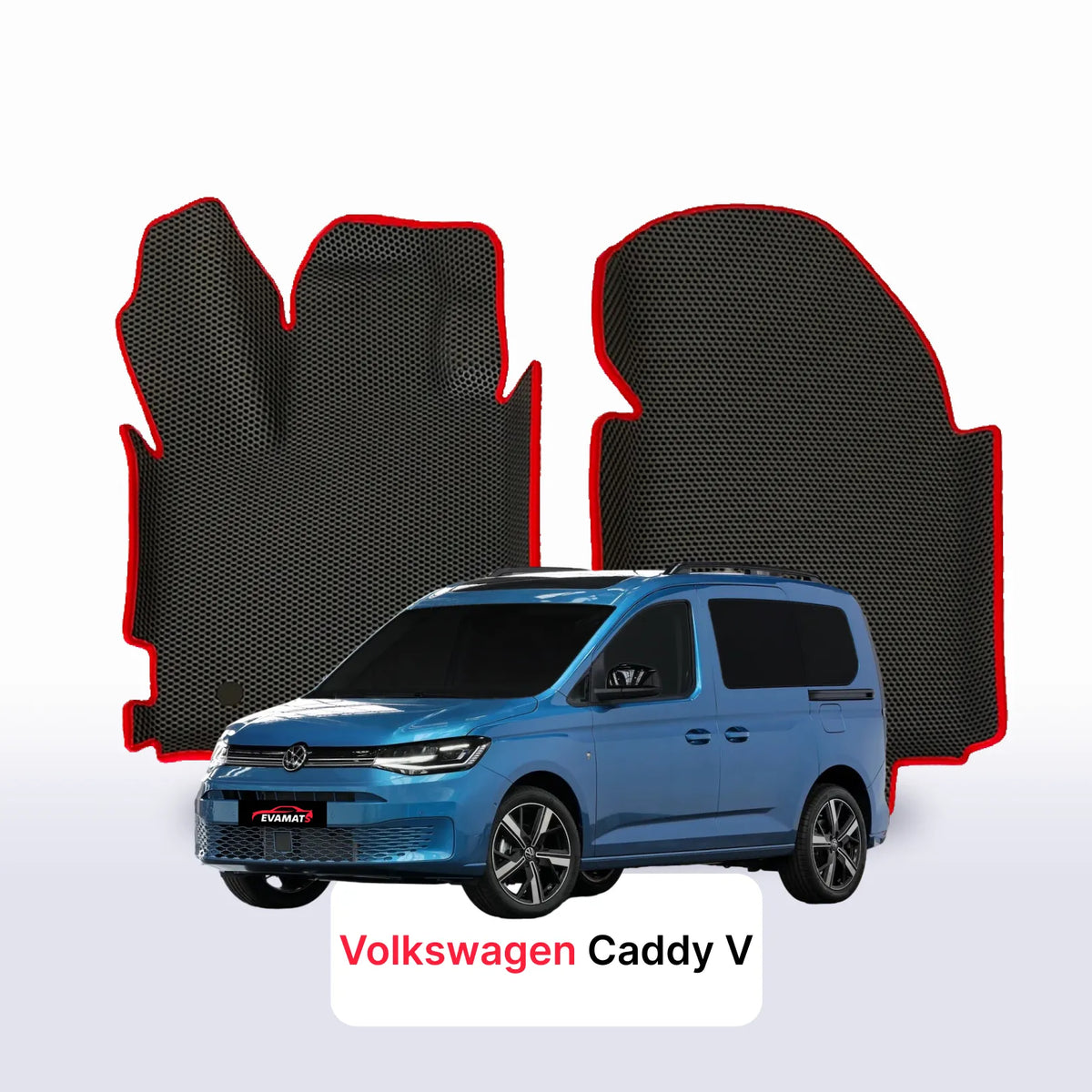 EVA Dywaniki samochodowe od EVA MATS 3D do Volkswagen Caddy V gen 2020-2028 rok MINIVAN 5 osobowy