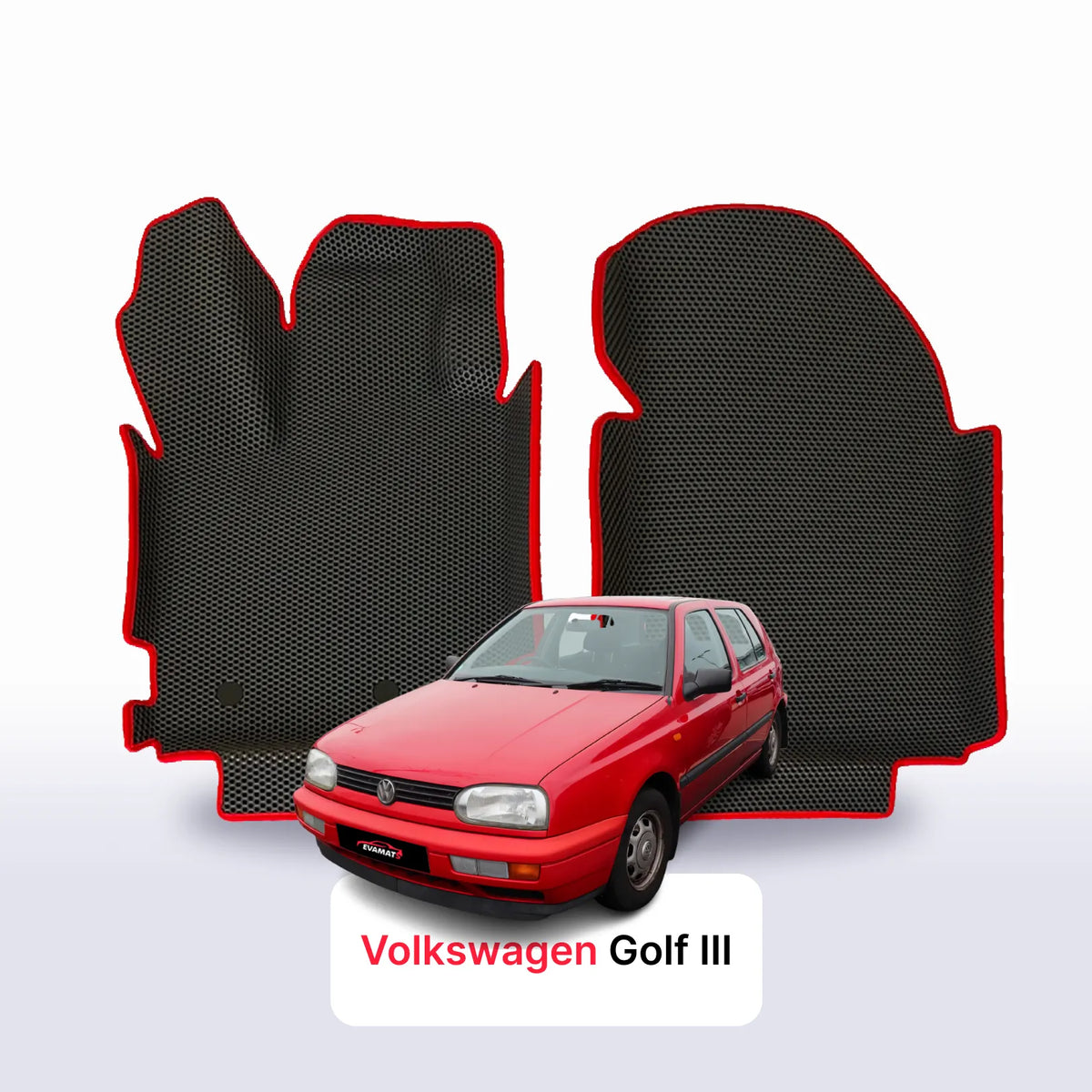 Custom-Fit 3D EVA Car Mats for Volkswagen Golf MK3 III gen 1991–2003 year Hatchback 5-door