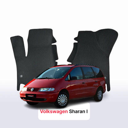 EVA Dywaniki samochodowe od EVA MATS 3D do Volkswagen Sharan przedlift I gen 1995-2000 rok MINIVAN