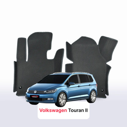 EVA Dywaniki samochodowe od EVA MATS 3D do Volkswagen Touran II gen 2015-2027 rok MINIVAN