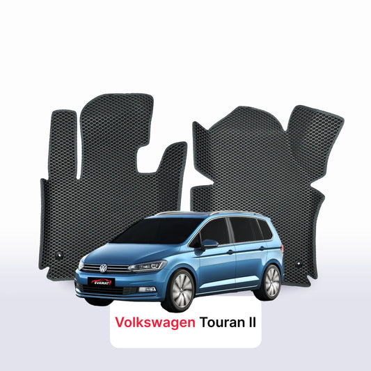 EVA Dywaniki samochodowe od EVA MATS 3D do Volkswagen Touran II gen 2015-2027 rok MINIVAN
