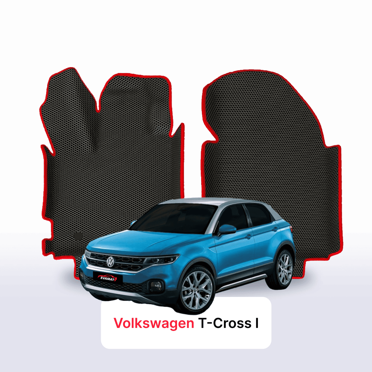 Custom-Fit 3D EVA Car Mats for Volkswagen T-Cross I gen 2018–2027 year SUV