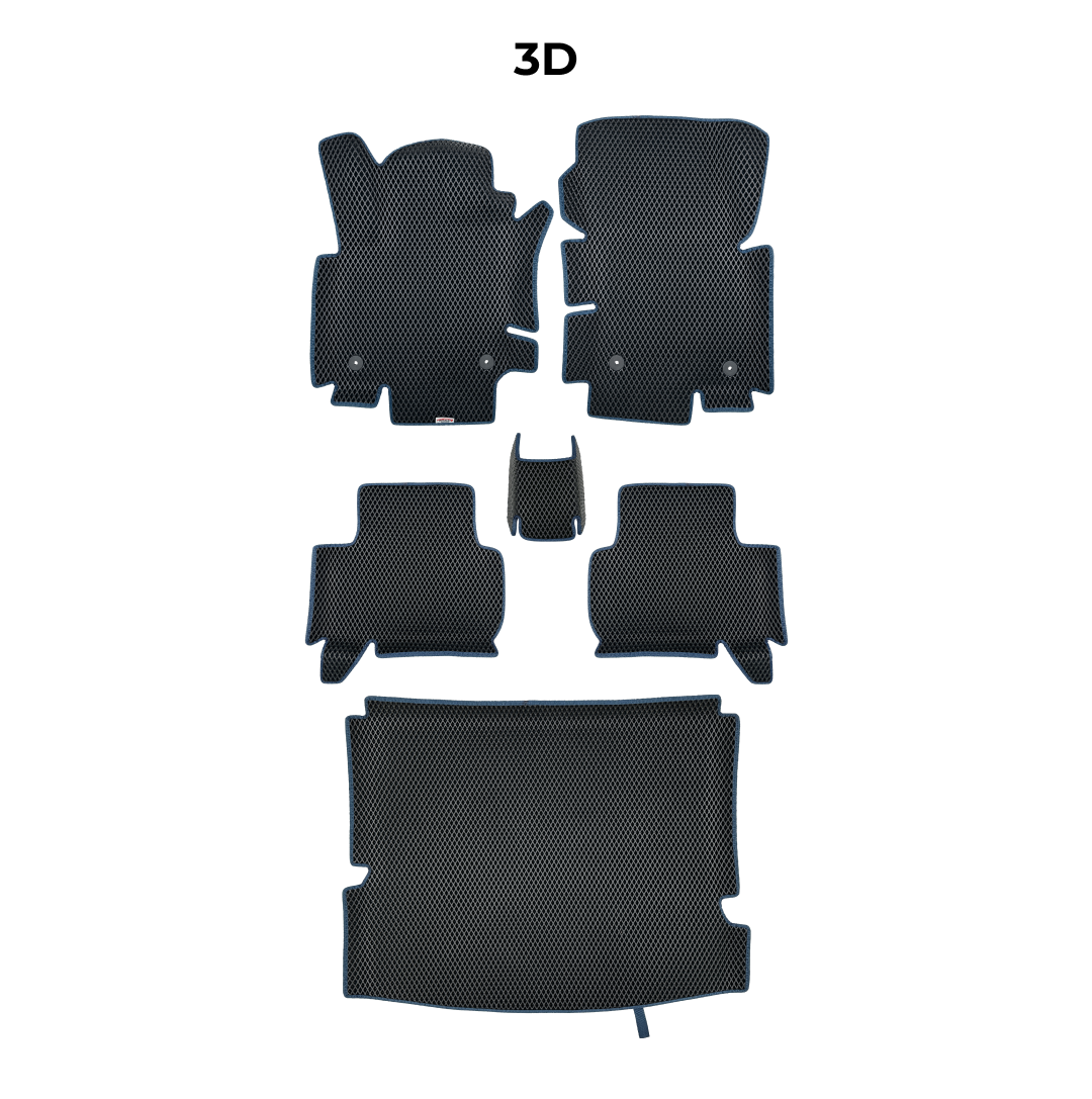 Custom-Fit 3D EVA Car Mats for Volkswagen Tiguan III gen 2024–2028 year SUV
