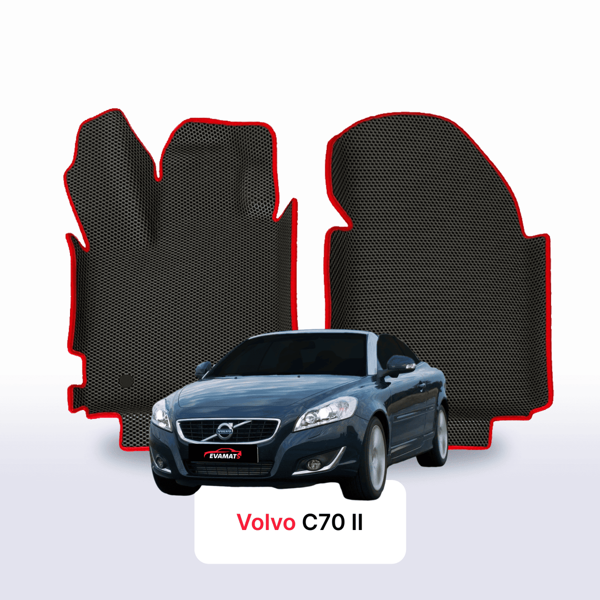 EVA Dywaniki samochodowe od EVA MATS 3D do Volvo C70 2 gen 2005-2013 rok KABRIOLET