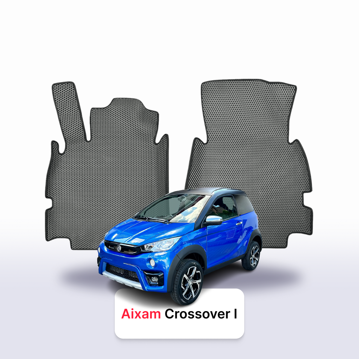 EVA Dywaniki samochodowe 3D  EVA MATS do Aixam Crossover 1 gen 2007-2028 rok HATCHBACK 3 drzwi
