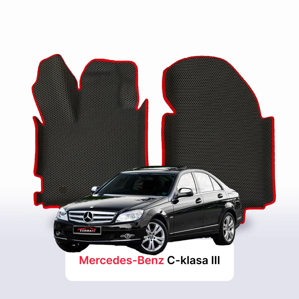 EVA Dywaniki samochodowe od EVA MATS 3D do Mercedes-Benz C-klasa 3 gen (W204) 2007-2014 rok SEDAN