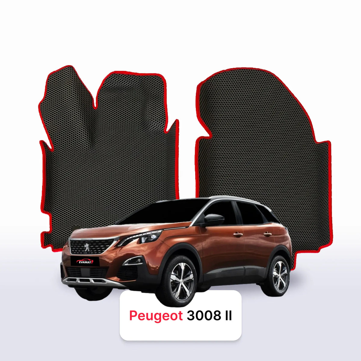EVA Dywaniki samochodowe od EVA MATS 3D do Peugeot 3008(AT) 2 gen 2016-2024 rok SUV